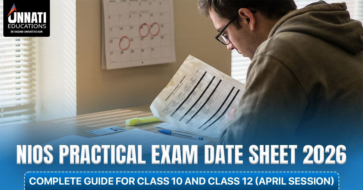 NIOS Practical Exam Date Sheet 2026